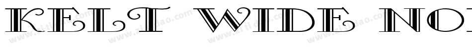 Kelt Wide Normal字体转换